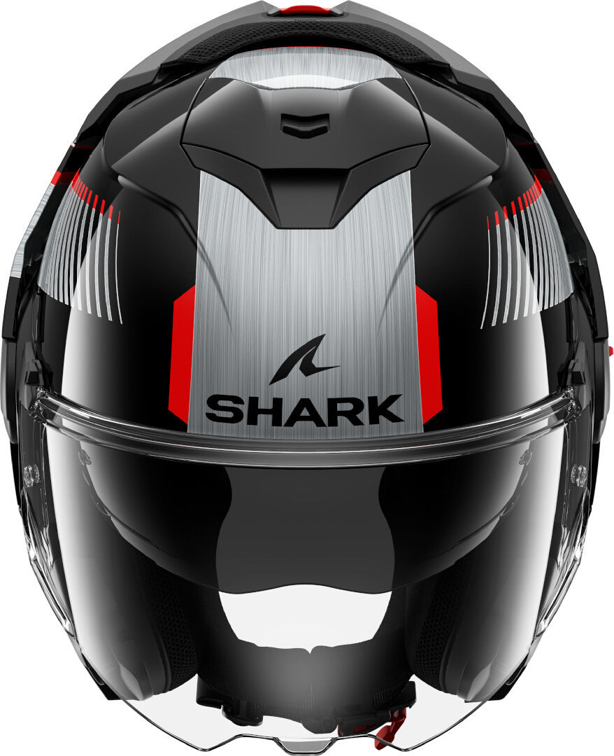 Casco SHARK Ribaltabile  OXO SIKTER Black Chrom Silver