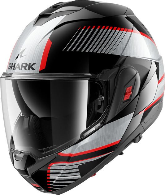 Casco SHARK Ribaltabile  OXO SIKTER Black Chrom Silver