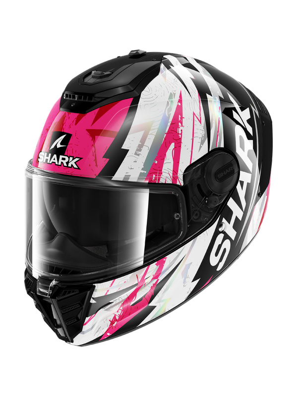 Casco SHARK SPARTAN RS HIBOLT Black Violet Chrom