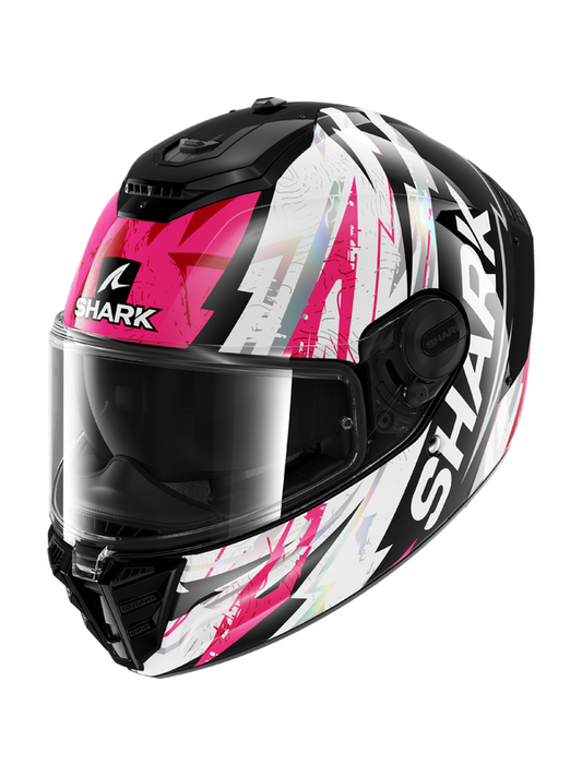 Casco SHARK SPARTAN RS HIBOLT Black Violet Chrom