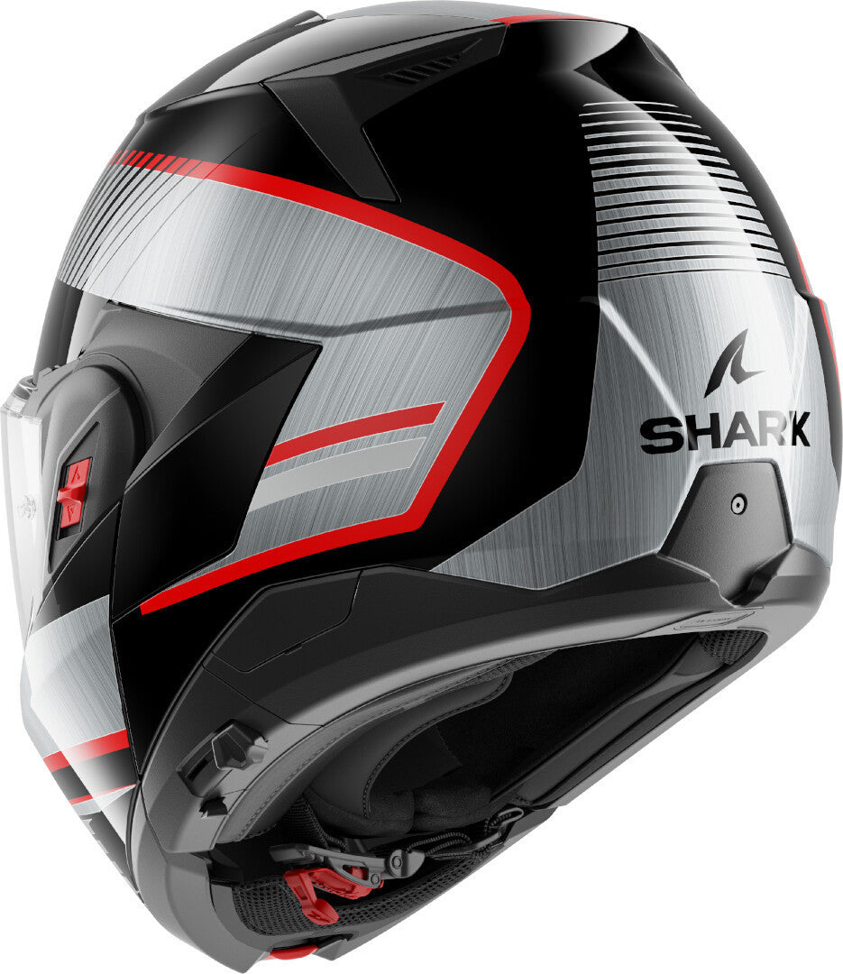 Casco SHARK Ribaltabile  OXO SIKTER Black Chrom Silver