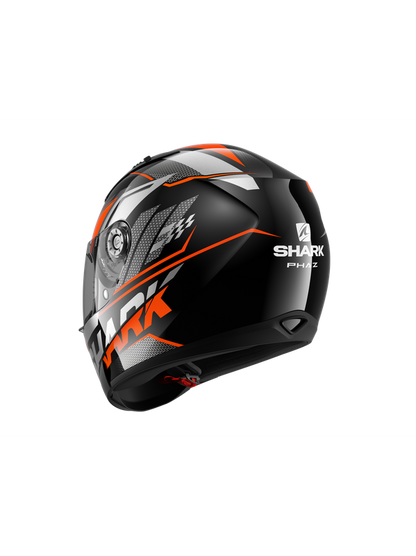 Casco SHARK RIDILL 1.2 PHAZ BLACK/ORANGE/ANTRACITE