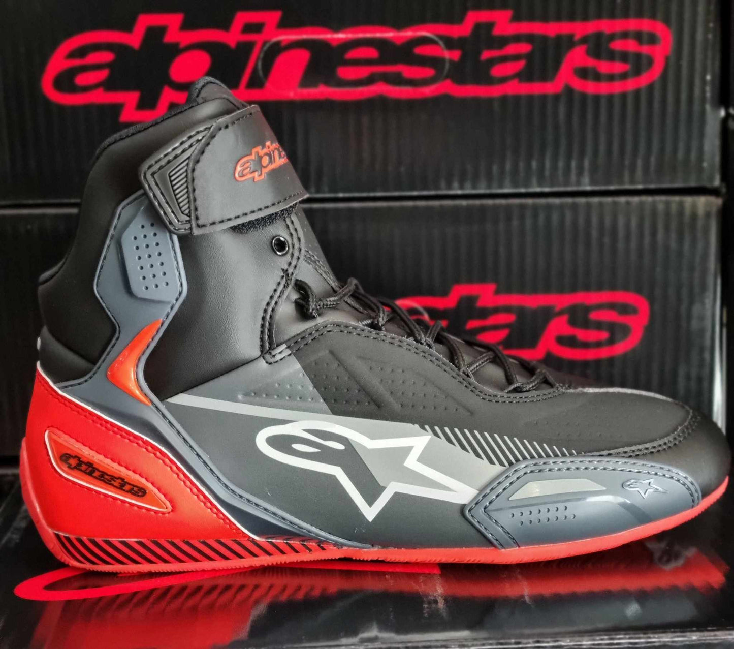 Scarpe ALPINESTARS FASTER 3 BLK GRA RED