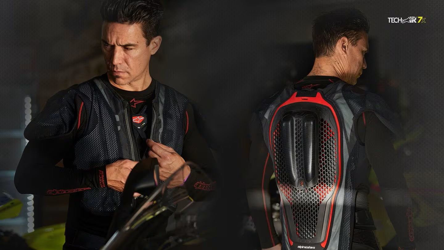 Airbag TECH-AIR 7X Nero Rosso ALPINESTARS