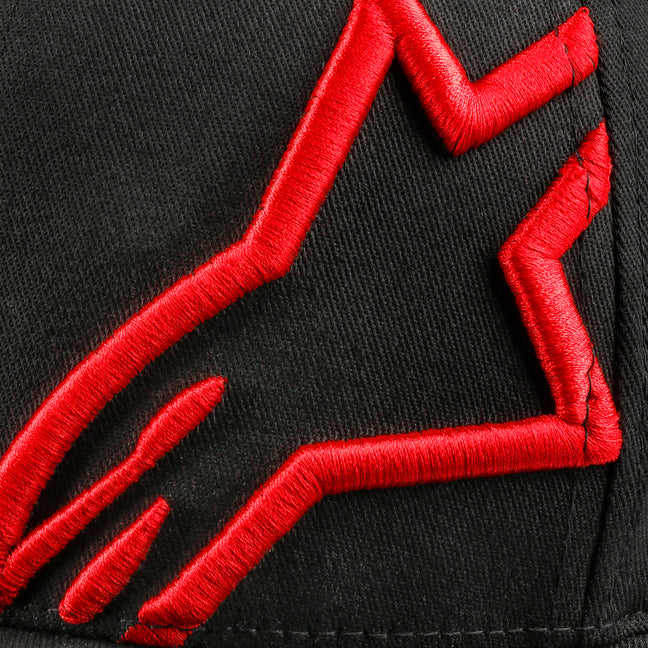 Alpinestars Cappellino CORP SHIFT 2 FLEX FIT BLACK/RED