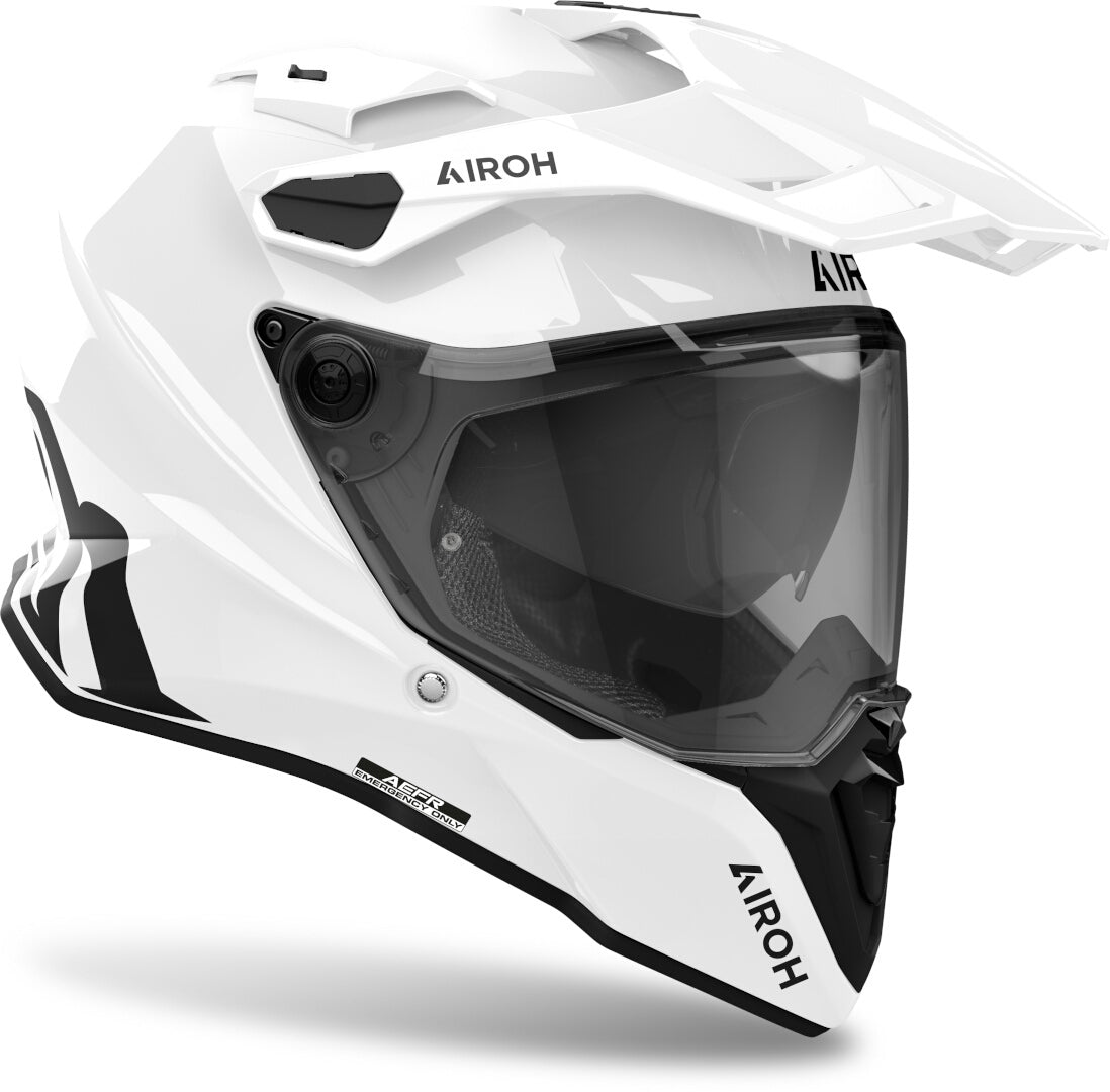 Casco AIROH Commander 2 White Gloss