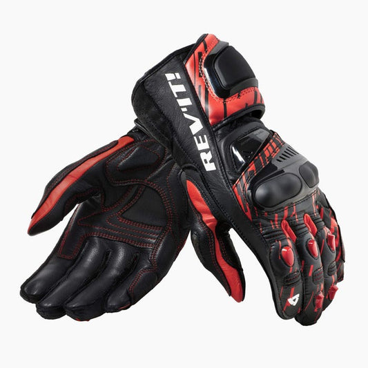 Guanti REV'IT! QUANTUM 2 ROSSO FLUO-NERO