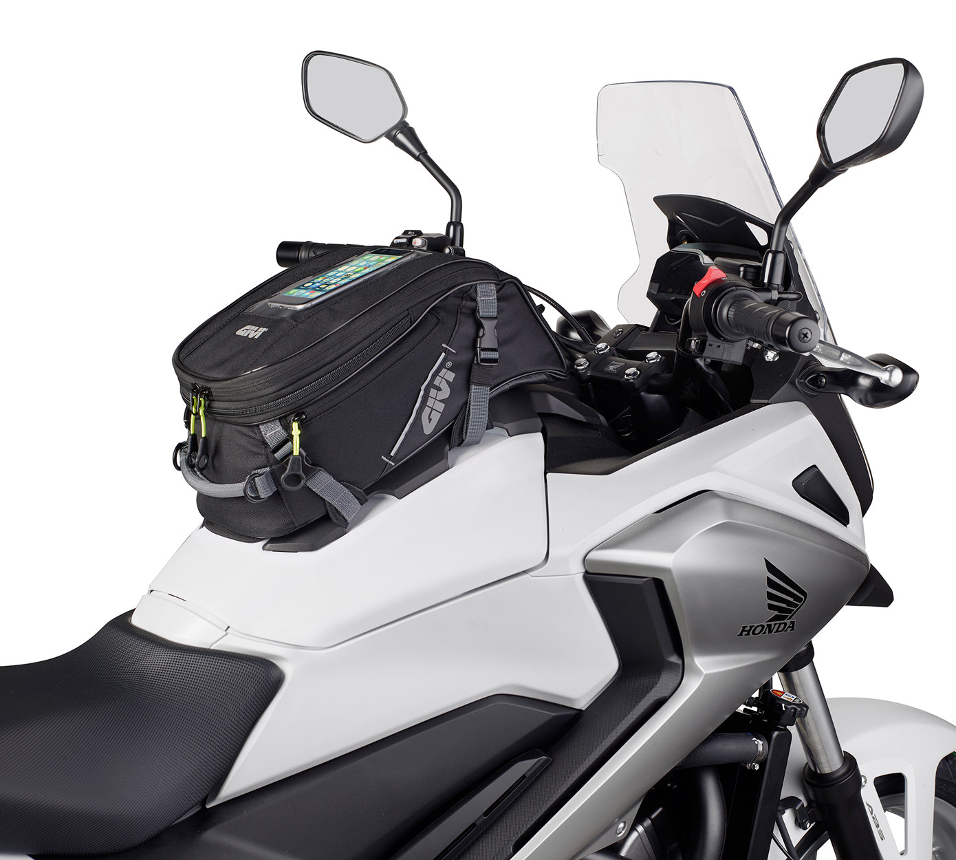 BORSA SPECIFICA PER MOTO HONDA NC 750X (16-19) DA MONTARE SOPRA IL VANO PORTACASCO DELLA MOTO, 10 litri