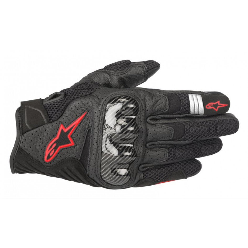 Guanti SMX-1 AIR V2  Black Red Fluo