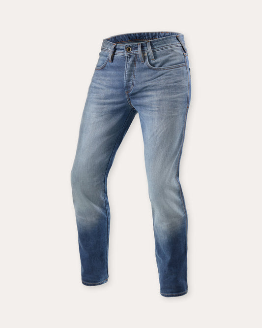 Jeans Rev'it!  Piston 2 SK Blu Medio Slavato