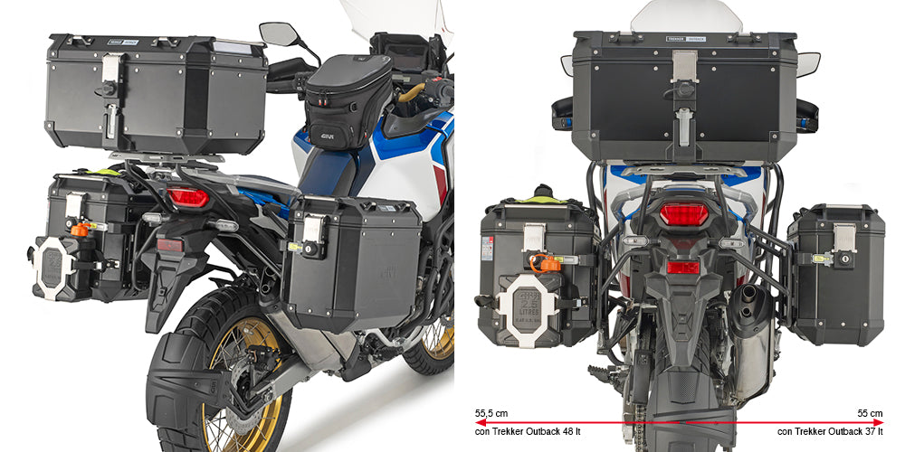 Givi PLO1178CAM  Portavalige Laterale HONDA CRF1100L A.T. ADV SPORTS ('19-20-21)