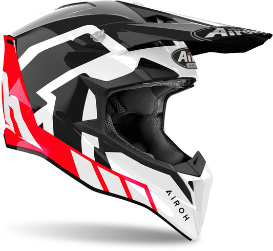 Casco AIROH Wraaap Reloaded RED GLOSS