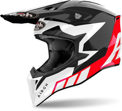 Casco AIROH Wraaap Reloaded RED GLOSS