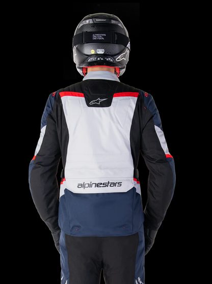 Giacca Alpinestars ST-1 Waterproof Giacca DARK BLUE BLACK BRIGHT RED