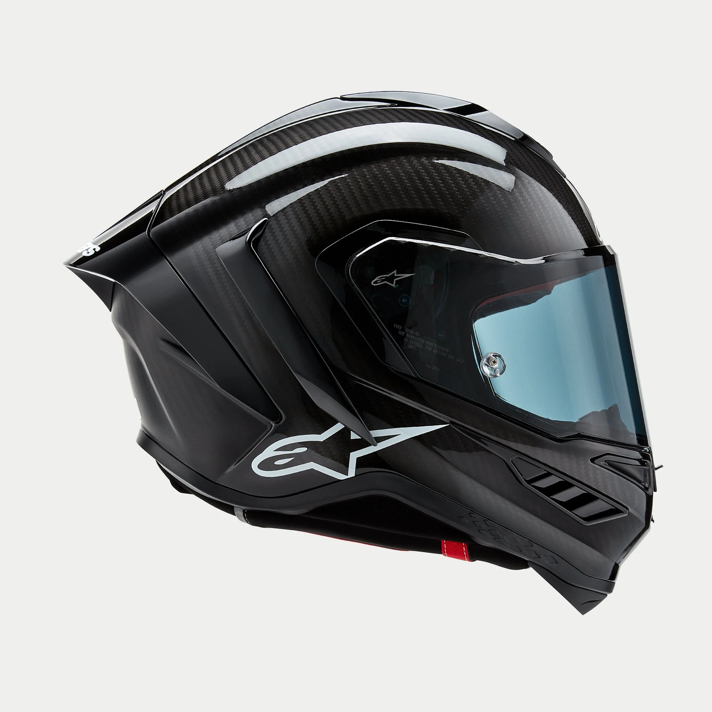 Casco Alpinestars Supertech R10 Solid black carbon matte e glossy