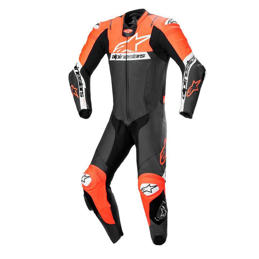 Tuta Intera ALPINESTARS MISSILE V2 WARD Nero Rosso Fluo Bianco (Tech - air Ready)