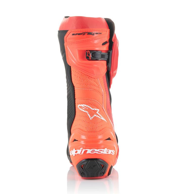 Stivali Alpinestars SUPERTECH R VENTED Rosso Fluo