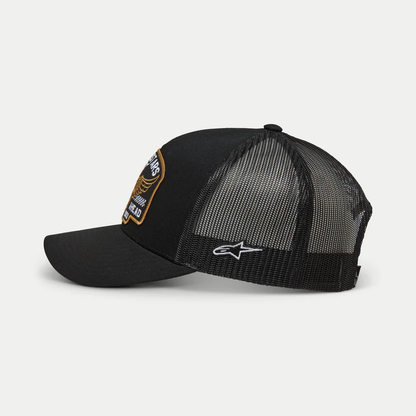 Alpinestars Cappellino HERITAGE PATCH TRUCKER HAT black