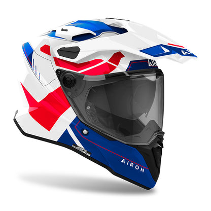 Casco AIROH Commander 2 Reveal blu rosso