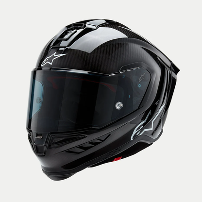 Casco Alpinestars Supertech R10 Solid black carbon matte e glossy