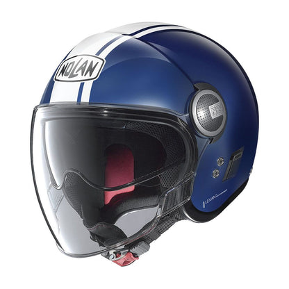 Casco Jet Nolan N21 VISOR 06 DOLCE VITA 097 CAYMAN BLUE (WHITE)