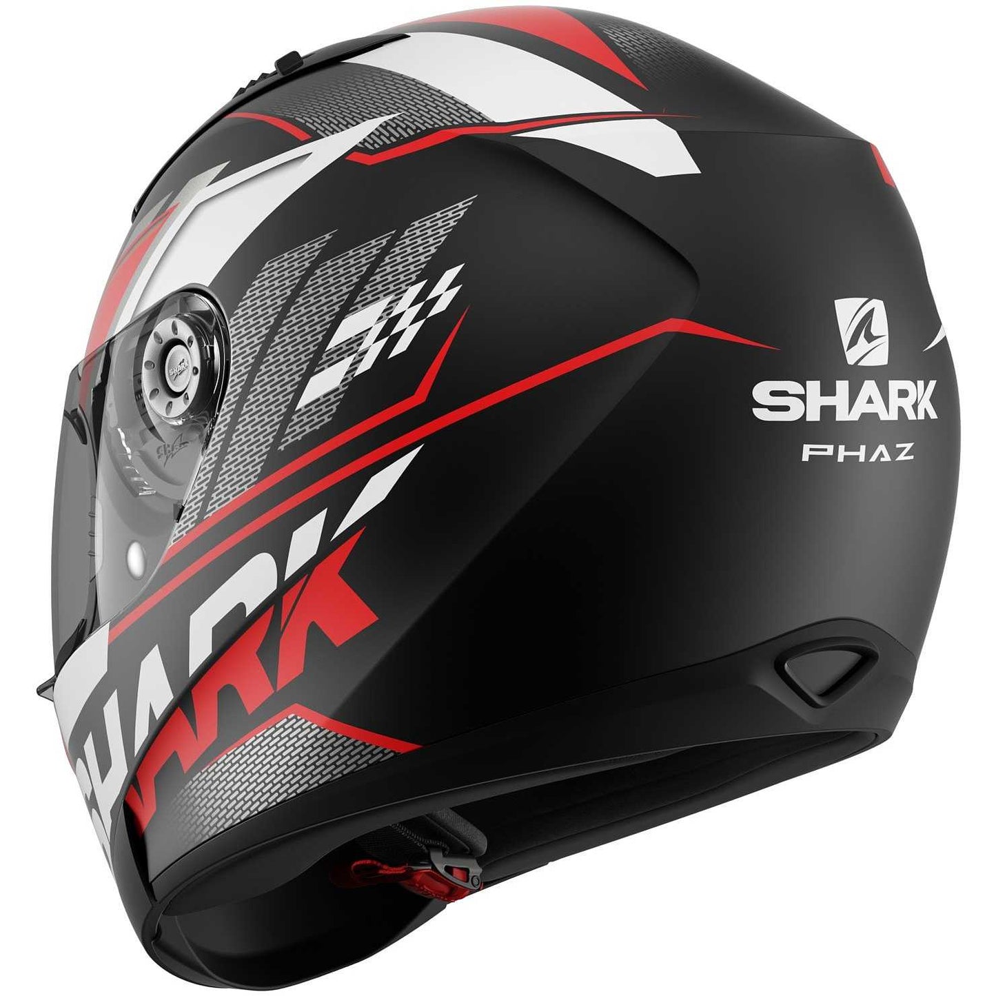 Casco SHARK RIDILL 1.2 PHAZ Mat Black / Red / White