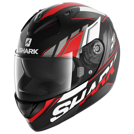 Casco SHARK RIDILL 1.2 PHAZ Mat Black / Red / White