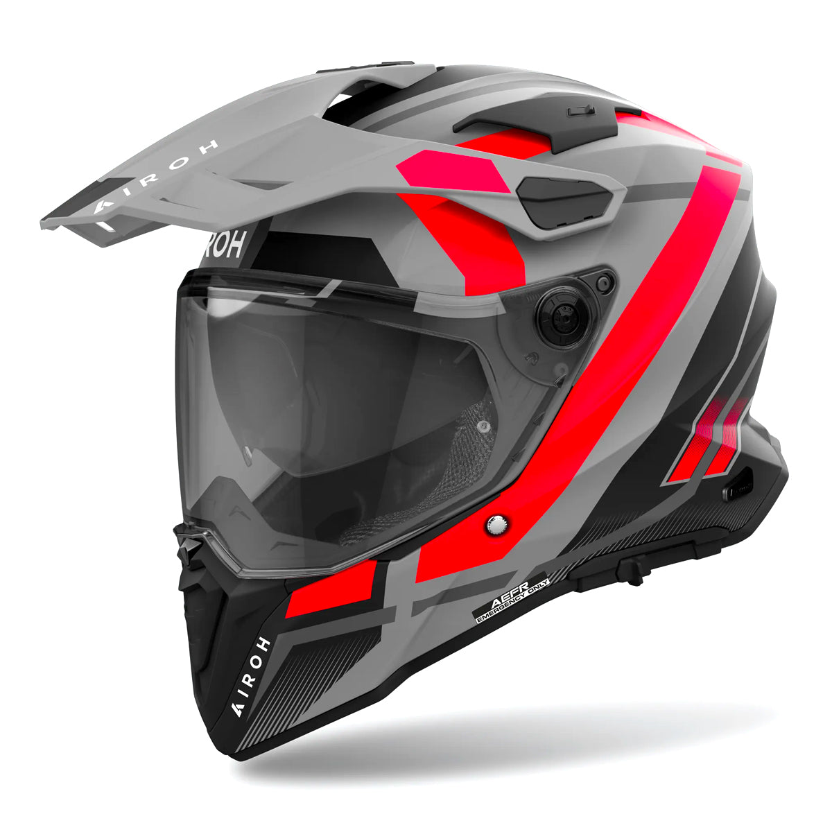 Casco AIROH Commander 2 REVEAL orange  FLUO MATT