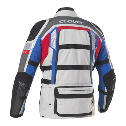 Giacca CLOVER CROSSOVER-4 WP  AIRBAG JACKET Grigio/BLU/ROSSO