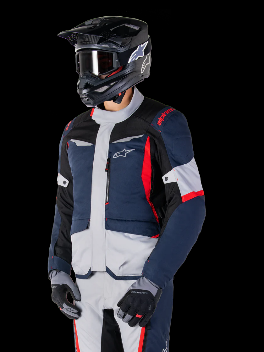 Giacca Alpinestars ST-1 Waterproof Giacca DARK BLUE BLACK BRIGHT RED