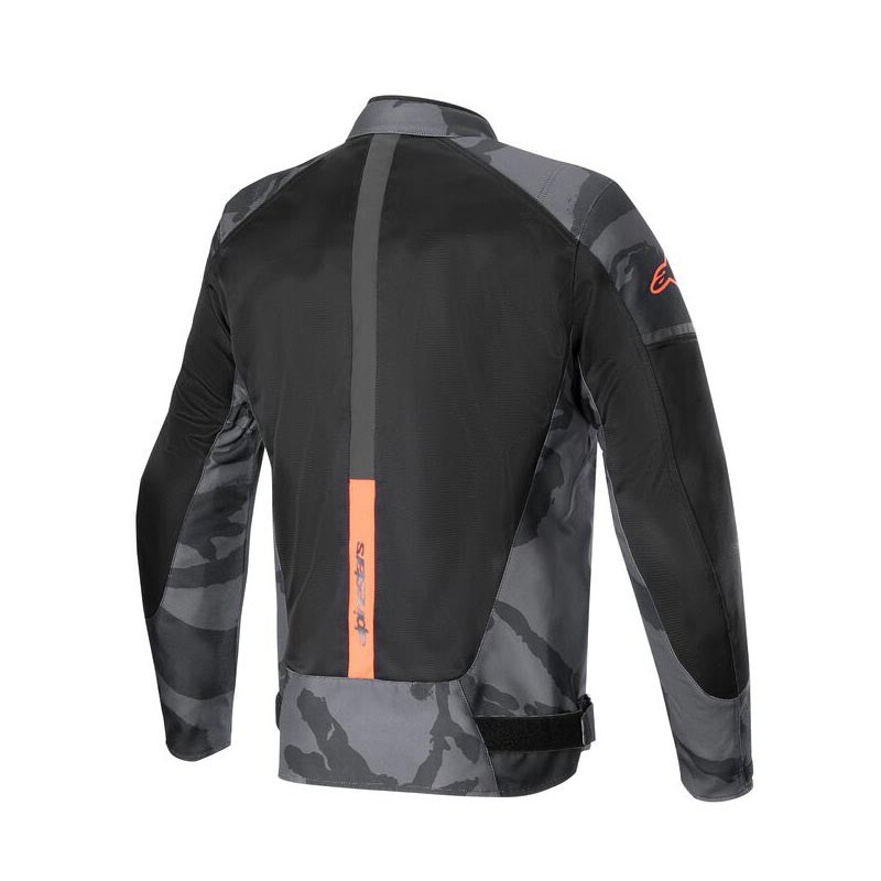 Giacca  Alpinestars T-SP X Superair Grigio-Camo-Rosso Fluo