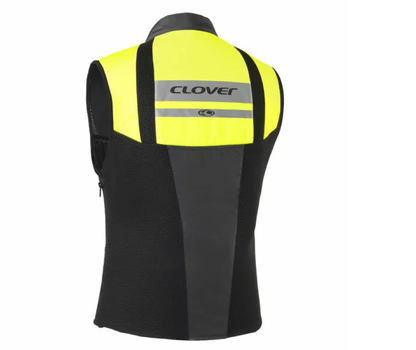 Gilet CLOVER SW-2 VEST NERO /giallo fluo