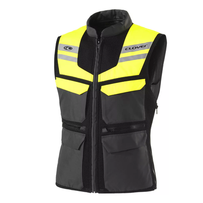 Gilet CLOVER SW-2 VEST NERO /giallo fluo