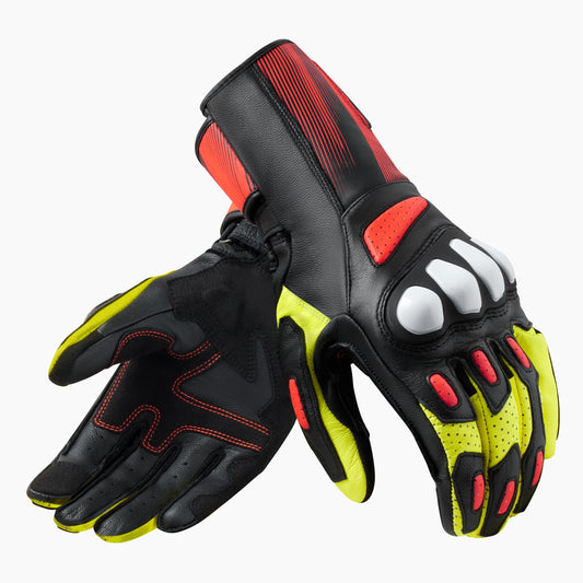 Guanti Rev'it! METIS 2 nero- Giallo neon