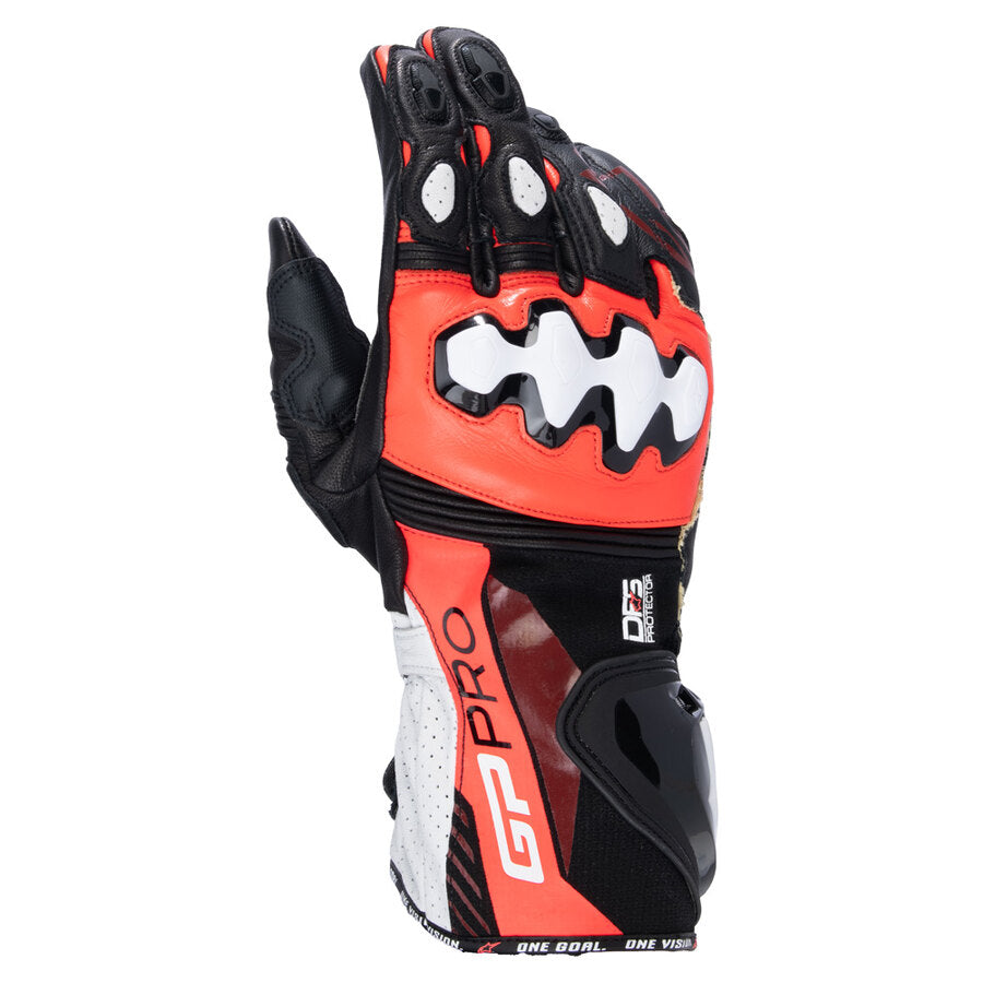 Guanti Alpinestars GP Pro R4  BLACK RED FLUO WHITE