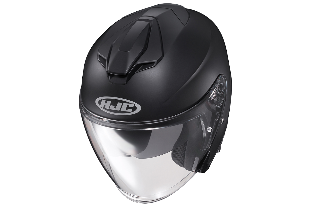 Casco jet HJC I 30 SEMI FALT BLACK