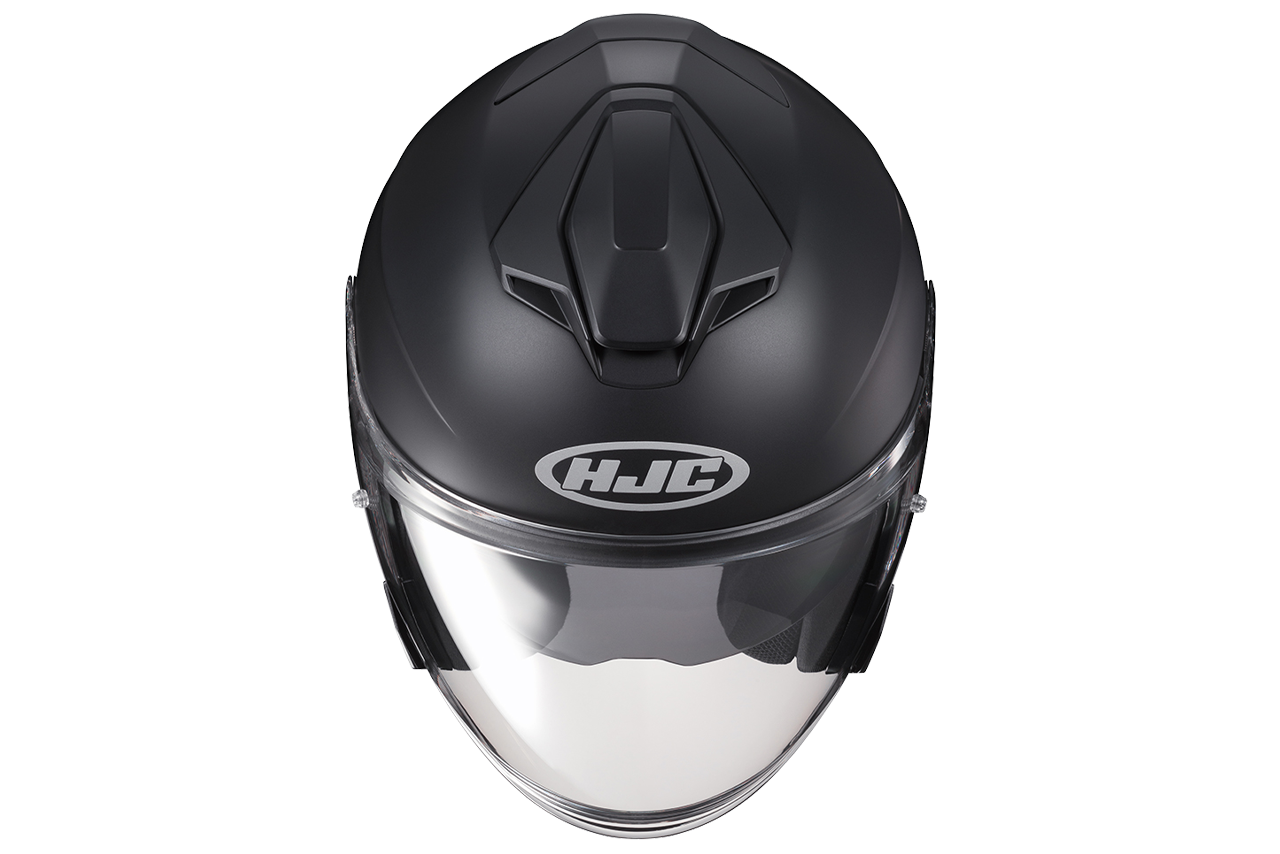 Casco jet HJC I 30 SEMI FALT BLACK