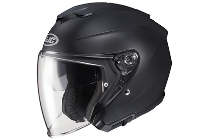 Casco jet HJC I 30 SEMI FALT BLACK