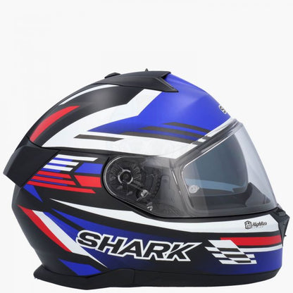 Casco Shark D-SKWAL 3 FIRSTLAP Mat Black Blue Red