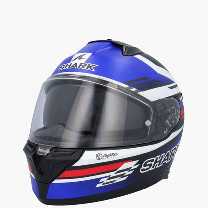 Casco Shark D-SKWAL 3 FIRSTLAP Mat Black Blue Red