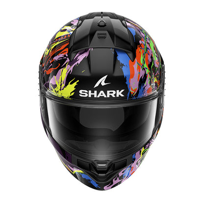 Casco SHARK RIDILL 2 RAGING BEAST Black Violet Yellow