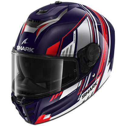 Casco SHARK Spartan RS BYRHON Blue White Chrom