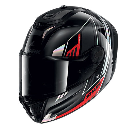 Casco SHARK Spartan RS BYRHON Black Iridescent Red