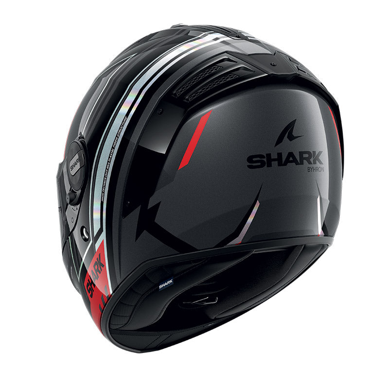 Casco SHARK Spartan RS BYRHON Black Iridescent Red