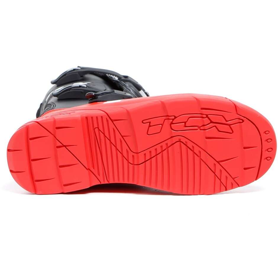 Stivali TCX Cross da bambino Comp Kid Nero/Rosso